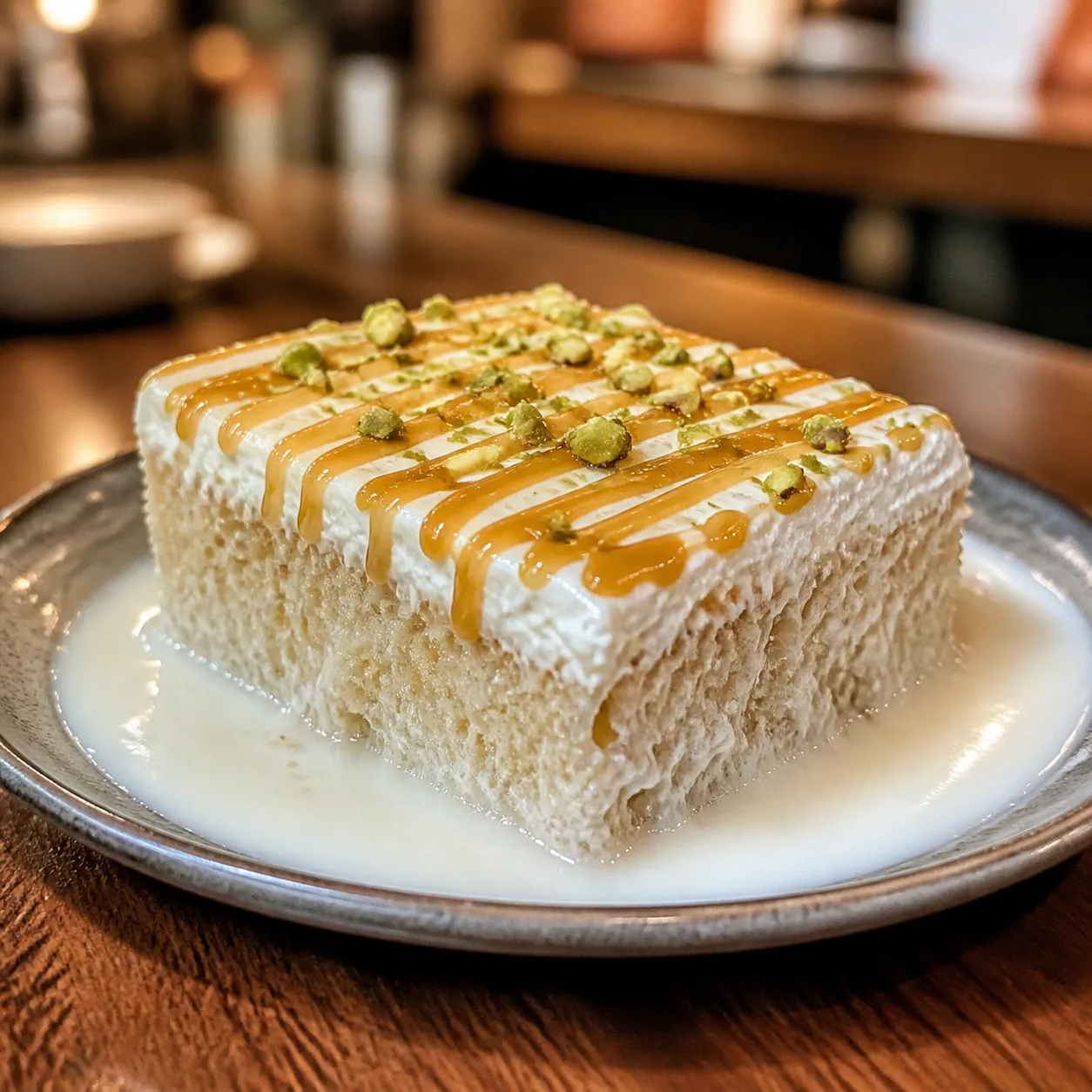 Biscoff milk cake
